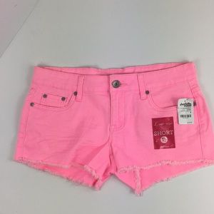 New refuge short shorts colored denim jeans